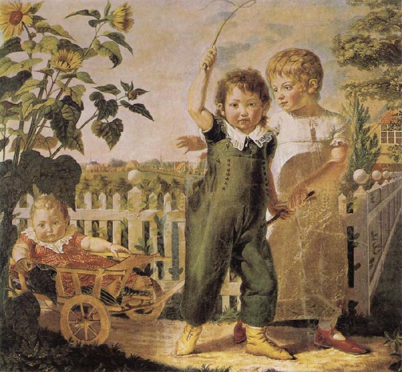 Philipp Otto Runge The Hulsenbeck Children oil painting image